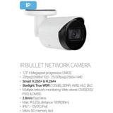 Eyemax 4MP Starlight IR Bullet IP Network Camera 2.8mm Wide Lens, POE (NIR-E4042-W28)