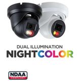 Eyemax 8MP Standard 4K Dual-Light Turret dome Camera, 2.8mm Wide Lens, POE, Mic (NCU-D8210)