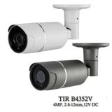 Eyemax TIR-B4352V HD-TVI 4MP Outdoor Bullet Camera, 2.8-12mm, 12V DC (TIR-B4352V)