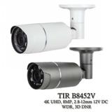 Eyemax TIR-B8452V HD-TVI 4K UHD 8MP Outdoor Bullet Camera, 2.8-12mm, 12V DC (TIR-B8452V)
