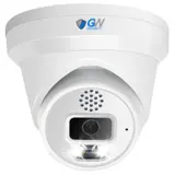 GW5094IP 5MP IP POE 2.8mm Fixed Lens Turret Security Camera, Two-Way Audio, Full-Time Color Night Vision, Spotlight (GW5094IP)