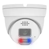 GW1259501T 12MP 4K IP POE 3.6mm Fixed Lens Turret Security Camera, Two-Way Audio, Full-Time Color Night Vision with Alarm Lights (GW1259501T)