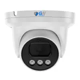 GW863601M 8MP 4K IP POE 2.8mm Fixed Lens Turret Security Camera, Human / Vehicle Detection, Face Recognition, Smart AI Analytics, Built In Mic (GW863601M)