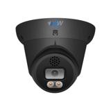 GW809802M 8MP 4K IP POE Black Turret Camera with AI Analytics, Face Recognition & Built-In Mic (GW809802M)