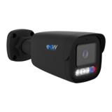 GW862301T 8MP 4K IP POE 2.8mm Fixed Lens Black Bullet Smart Dual Light Active Deterrence Security Camera, Human / Vehicle Detection, Face Recognition, Smart AI Analytics, Built In Mic (GW862301T)