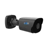 GW1263501M 12MP 6K IP POE 2.8mm Fixed Lens Black Bullet Security Camera, Human / Vehicle Detection, Face Recognition, Smart AI Analytics, Built In Mic (GW1263501M)