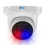 GW1269501T 12MP 6K IP POE 2.8mm Fixed Lens Turret Smart Dual Light Active Deterrence Security Camera, Human / Vehicle Detection, Face Recognition, Smart AI Analytics, Built-In Mic (GW1269501T)
