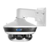 GW2060901X 20MP (4 x 5MP)  IP POE 2.7mm-13.5mm Motorized Lens 4-Directional Multi-Sensor  Dome Security Camera, Human / Vehicle Detection, Face Recognition, Smart AI Analytics, Two-Way Audio (Add On) (GW2060901X)