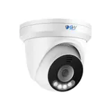 GW1209503T 12MP 6K IP POE 2.8mm Fixed Lens Turret Security Camera, Two-Way Audio, Color Night Vision, Dual-Light, Human / Vehicle Detection, Area Intrusion Detection (GW1209503T)