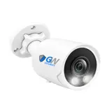 GW802703M 8MP IP POE 2.8mm Fixed Lens Bullet Security Camera, Built-In Mic, Color Night Vision, Dual-Light, Human / Vehicle Detection, Area Intrusion Detection (GW802703M)