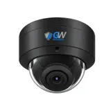 GW803203M 8MP IP POE 2.8mm Fixed Lens Black Dome Security Camera, Built-In Mic, Human / Vehicle Detection, Area Intrusion Detection (GW803203M)
