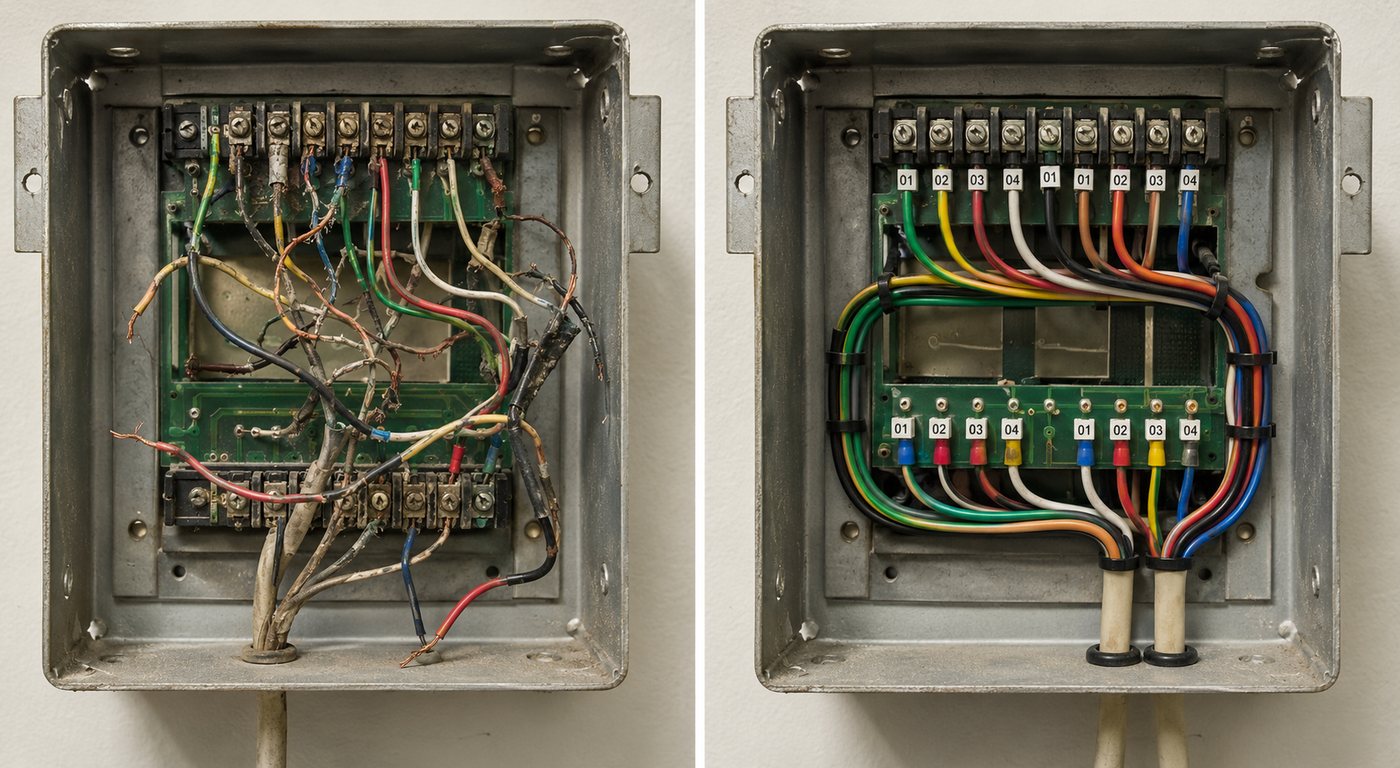 Buzzer junction box repair Foxhurst