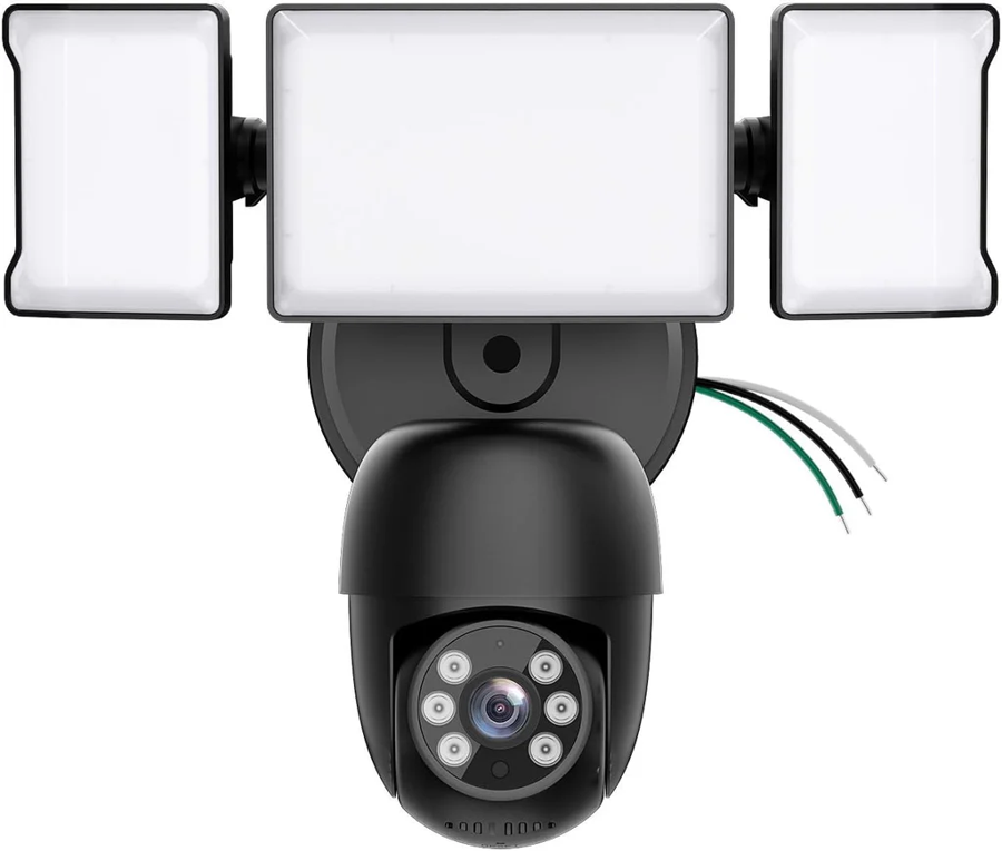 Olafus 2K smart floodlight camera installation in Orange County