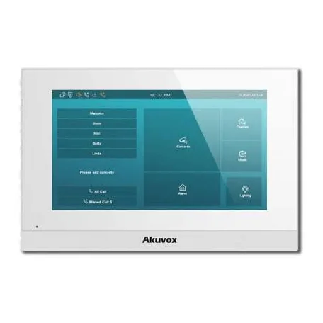 Video intercom indoor monitor integrated with access control at Manhattan apartment building