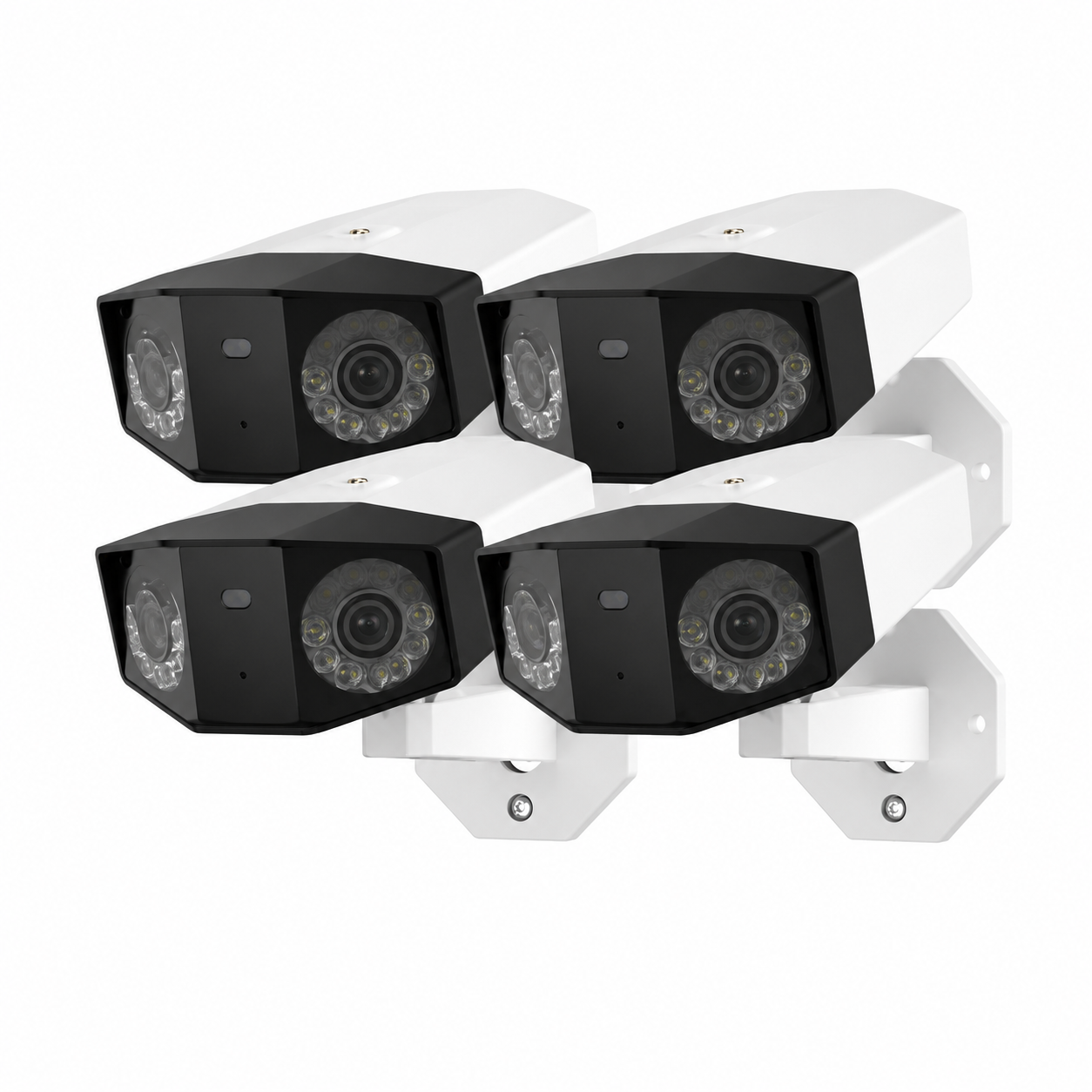 Wireless security camera installer NYC — multi-camera bullet system with IR night vision for brownstones and small commercial properties